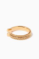Double Line Rope Ear Cuff in 18kt Yellow Gold Double Line Rope Ear Cuff in 18kt Yellow Gold