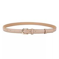 factory wholesale leather belt women's trendy pin buckle decoration jeans thin waist belt korean style ladies cowhide belt Lightinthebox - thumbnail