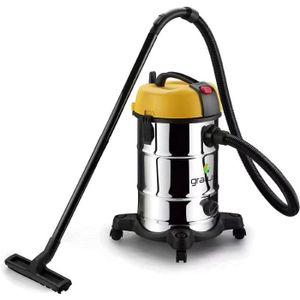 Gratus Wet Dry Blow Canister Vacuum Cleaner Motor Stainless Steel Body 30L 1300 Watt - WVC22313AC