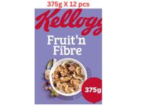 Kellogg's Fruit And Fibre Gbr (Pack Of 12 X 375g)