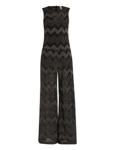 Classic Lurex Zigzag Jumpsuit