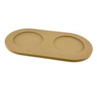 Pino Serving Tray - Camel Brown 41.5X22Cm