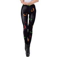 Women's Loungewear Bottom Home Party Halloween Street Print Skull Polyster Funny Soft Fall Winter Long Pant Lightinthebox - thumbnail