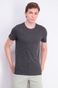 Mens Printed T-shirt  Dark Gray