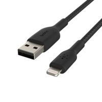 Belkin Boost Charge Lightning Cable Braided 0.15M Black - thumbnail