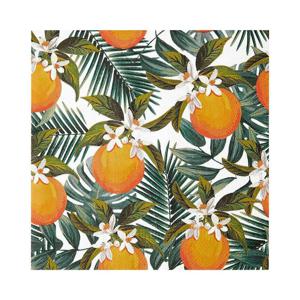 Talking Tables Fiesta Orange Palm 33 cm Napkin (Pack of 20)