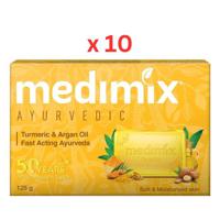 Medimix Ayurvedic Turmeric & Aragan Oil Soap 125gm Pack Of 10