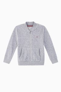 Velour Zipped Sweatshirt Velour Zipped Sweatshirt