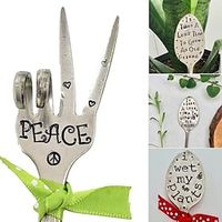 Garden Marker Friendship Gift, Garden Metal Diy Decorative Sign, Plant Lover Garden Decoration, Garden Marker Friendship Gift for Garden or Outdoor Space miniinthebox - thumbnail