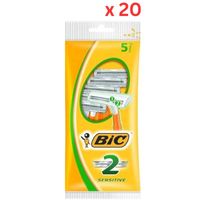 Bic 2 Sensitive Disposable Razor - 5's X 20