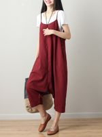 Strap Dress Overall Jumpsuits