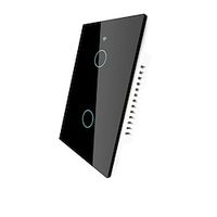 Smart Switch WRS-US2-WHTuya Smart Switch WiFi 2 Gang US Touch Light Switch For Daily  Living Room  Bedroom APP Control  Timing Function  Smart WIFI 90-250V Lightinthebox - thumbnail