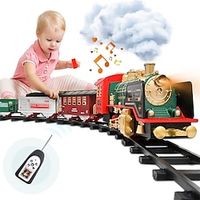 Christmas Train Set - Rechargeable Battery and Remote - Around The Christmas Tree with Water Steam Music  Lights - Electric Train Toy Gift Toys for Age 3 4 5 6 7 8 Kids Toddlers Lightinthebox - thumbnail