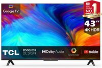 TCL 43 Inch 4K UHD Smart TV, Google TV - (43P637) - thumbnail