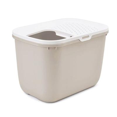 Savic Hop In Top Entry Cat Litter Tray - Mocca