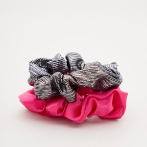 Elasticated Hair Scrunchie - Set of 2