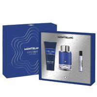 Mont Blanc Explorer Ultra Blue (M) Set Edp 100Ml+ Edp 7.5Ml + Sg 100Ml