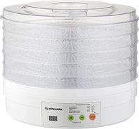 Olsenmark Food Dehydrator, 5pcs Tray, Adjustable Thermostat-(White)-(OMFD2464)