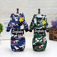 Pet Dog Clothing Winter Warm Camouflage Hoodie Colg Winter Dogs Coat - thumbnail