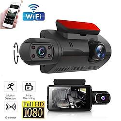 Dual Lens Dash Cam for Cars Black Box HD 1080P Car Video Recorder with WIFI Night Vision G-sensor Loop Recording Dvr Car Camera Lightinthebox