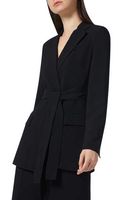 Crepe Belted Blazer Crepe Belted Blazer