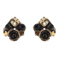 JASSY Retro Flower Crystal Earrings
