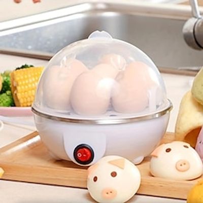 Egg Cooker Automatic Power Off Home Small 1-person Multi-Functional Steamed Egg Custard Boiled Egg Machine Breakfast Artifact Lightinthebox