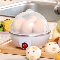 Egg Cooker Automatic Power Off Home Small 1-person Multi-Functional Steamed Egg Custard Boiled Egg Machine Breakfast Artifact Lightinthebox - thumbnail