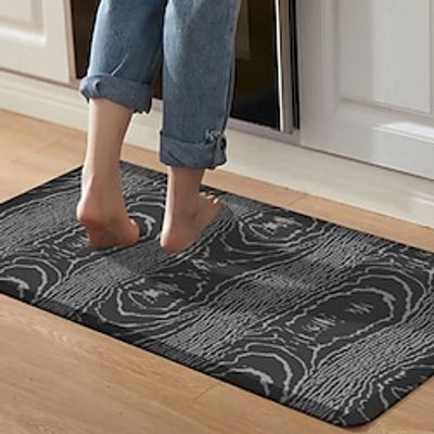 Kitchen Mat Non-Slip Oil Proof Rug Thickened Anti Fatigue Pad Buffered Foot Pad Pvc Floor Pad Thick EuropeanAmerican Office Floor Pad miniinthebox