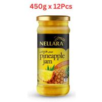 Nellara Pineapple Jam 450Gm Bottle (Pack of 12)