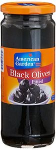 American Garden Black Olives Pitted 450gm (717273701793)