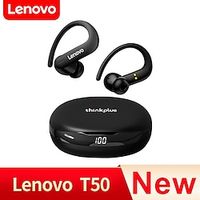 Lenovo T50 TWS Earphones Bluetooth 5.2 Sports Wireless Headphones HiFi headset Noise Reduction Waterproof Earbuds With Mic miniinthebox - thumbnail