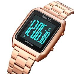 SKMEI Men Digital Watch Sports Fashion Casual Business Luminous Stopwatch Alarm Clock Date Week Steel Watch Lightinthebox