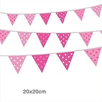 Outdoor Home Decoration Triangle Flag Wedding Flower Colored Flag Birthday Atmosphere Party Decoration Supplies Triangle Flag Hanging Lightinthebox - thumbnail