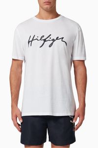 Signature Logo T-shirt in Organic Cotton