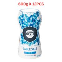 Nezo Fine Table Salt (Blue) 600g Pack of 12