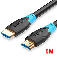 VEnTIOn HDMI-compatibleCable HDMI-compatible to HDMI-compatible Cable 5m HDMI-compatible 2.0 Cable Adapter 4K 3D 1080P for Apple TV Nintendo Switch LCD PS3 PS4 projector PC 5m miniinthebox - thumbnail