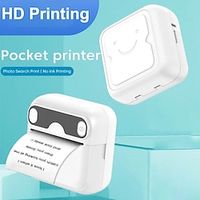 Mini Pocket Printer Portable Thermal Printer For AndroidIOS APP Inkless  Perfect For Home Office Study  Work! The Perfect Gift For Christmas Lightinthebox - thumbnail