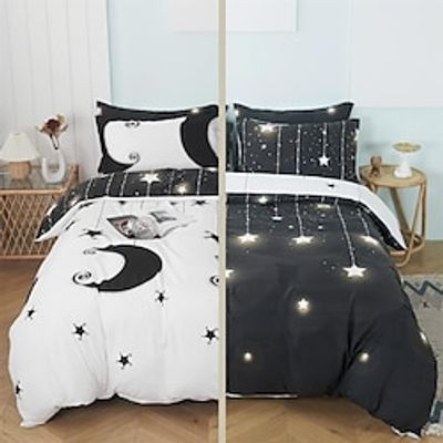 Brushed Pattern Duvet Cover Set,printed Boho Comforter Cover Bedding Sets With Envelope Pillowcase, For Bedroom, Guest Room Decor miniinthebox