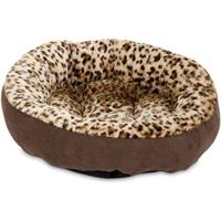 Petmate Aspen Pet 18 Inch Round Bed Animal Print