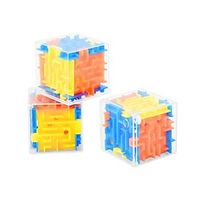 3D Cube Maze Puzzle 3 Pack Teenagers Maze Puzzle Box Mind Puzzles for Teenagers 8-14 Years Old (Blue Yellow Orange) Lightinthebox - thumbnail