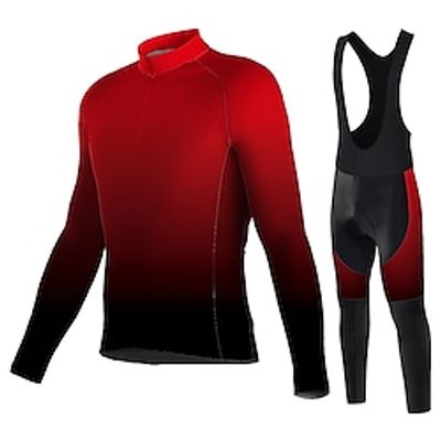 21Grams Men's Cycling Jersey with Bib Tights Sleeveless Mountain Bike MTB Road Bike Cycling Green Purple Yellow Gradient Bike Quick Dry Moisture Wicking Spandex Sports Gradient Clothing Apparel Lightinthebox