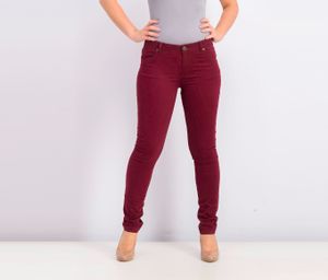 Womens Five Pocket Pants  Maroon