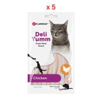 Flamingo Deli Yumm Fresh Meat Snack Chicken Cat Treats 70g Pack Of 5