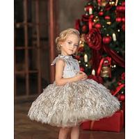 Toddler Girls' Party Dress Sequin Sleeveless Performance Mesh Cute Princess Polyester Above Knee Sheath Dress Tulle Dress Summer Spring Fall 3-7 Years Champagne Pink Lightinthebox