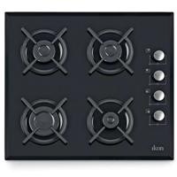 Ikon Gas Hob 4 Burner, Black - IK-T634