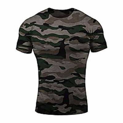 tank top men bodybuilding camouflage clothing fitness men shirt cotton singlet muscle military camouflag top camo t-shirt m Lightinthebox