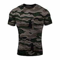 tank top men bodybuilding camouflage clothing fitness men shirt cotton singlet muscle military camouflag top camo t-shirt m Lightinthebox - thumbnail