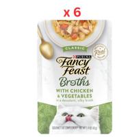 Purina Fancy Feast Broths Classic Cat Wet Food Chicken And Vegetables 40g