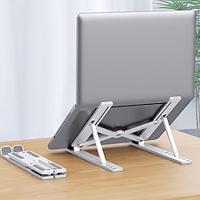 Adjustable Laptop Stand - Foldable, Portable Aluminum Alloy Stand, Breathable and Lightweight, Compatible Laptops, and Tablets Lightinthebox